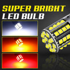 2pcs Car LED Lights BA15S P21W 1156 BAU15S PY21W 1157 BAY15D 44*3030SMD Canbus Front Tail Turn Signal Lamps 7440 7443 W21/5W 12V