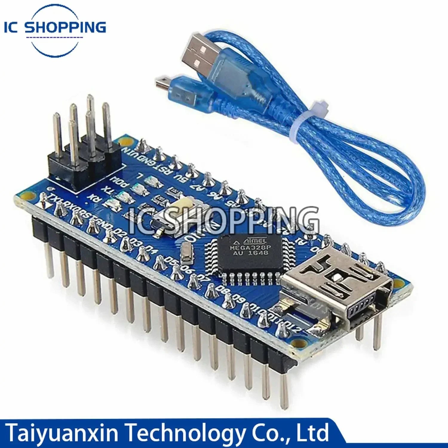 Mini Nano V3.0 ATmega328P Microcontroller Board for Arduino CH340 USB Driver 16Mhz Nano V3.0 ATMEGA328P/168P