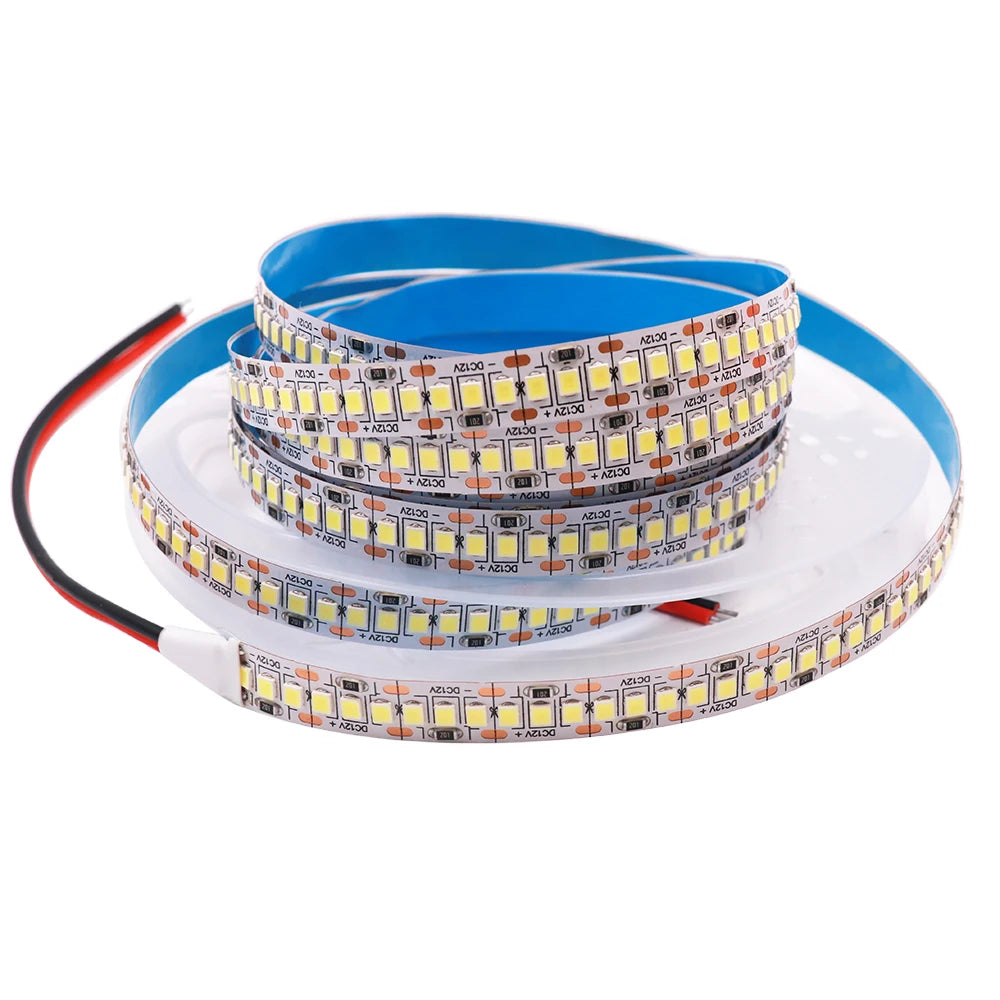 DC 12V 24V SMD 2835 240Leds/M LED Strip Waterproof IP65 IP21 Warm/Natural White Home Decor Flexible Ribbon Tape Light