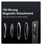 Baseus 5000mAh Magnetic Power Bank 15W Wireless 20W Wired Charging Thin Card-Sized Slim Portable Powerbank for iPhone 17 Samsung