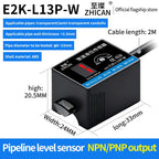 ZHICAN E2K Non Contact Capacitive Liquid Level Sensor Pipe Water Tank Full Empty Detection Alarm Switch
