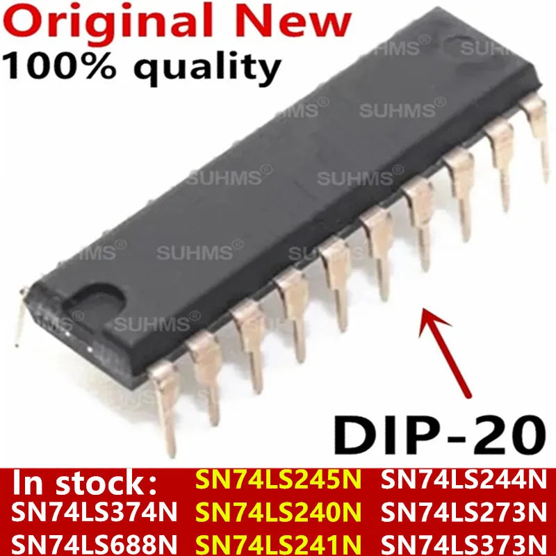(10piece)100% New SN74LS245N SN74LS240N SN74LS241N SN74LS244N SN74LS273N SN74LS373N SN74LS374N SN74LS688N DIP20