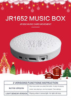 8MB Push Button Sound Box USB Downloadable & Recordable & Rechargeable, Voice Module with MP3 Audio Playback for Xmas Toy Gifts.