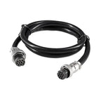 GX20 2 Side Female Plug Electrical Aviation Connector M20 2 3 4 5 6 7 8 9 10 12 14 15 Pin 1m 2m 3M Extension Cable customizable