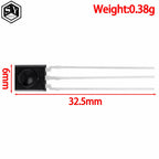 10Pcs/lot High Quality IR Receiver 38 kHz Remote Infrared Module TSOP4838 DIP-3