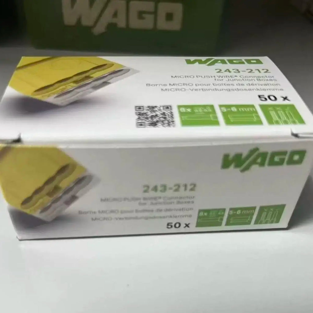 Genuine WAGO 243‑211 243‑212 243‑131 KNX EIB Bus Coupler Connector PUSH‑WIRE Spring Terminal Block for Building Automation