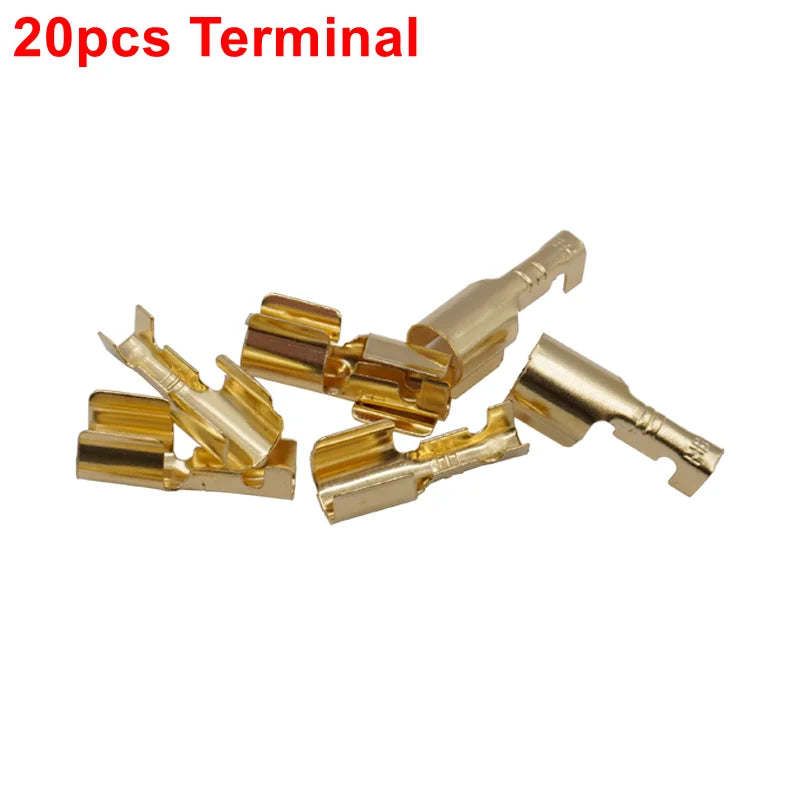 2-5pcs 6*30mm Glass Fuse Holder 6x30mm Fuse Socket Black/White Flip shell Type Peanut Hull Fuse Box with 20AWG Wire Cable 1A-10A