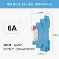 ENMG Ultra Slim Relay 5V 12V 24V 6.25mm HF41F-24-ZS DC AC Solid State Module 24V 6A NPN PNP Slim Chip Terminal High  Performance