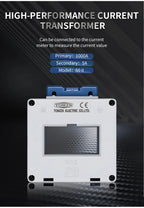 TOMZN Current Transformer 75/5A 2000/5A 1:400 1:15 CT 75A 100A 150A 200A 250A 1000A 1500A 2000A Factory Price Sealed Busbar Type