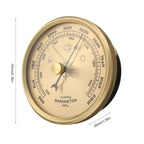 Barometer Temperature and Humidity Gauge Monitor Indoor Thermometer with Humidity for Home Wall Room Incubator