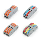 30PCS Lever Wire Connectors Push-in Quick Connect Wire Splice Compact Inline Connector Terminals for Electrical 28-12 AWG Wiring