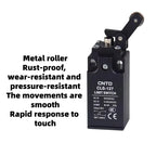Limit Switch CNTD CLS‑127 Vertical Single‑side Roller Lever IP65 10A 250VAC 1NO1NC PA66 Housing Travel Switch for Industrial Aut