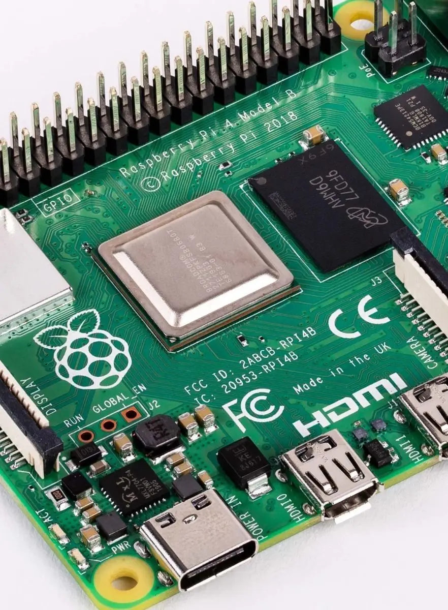 Raspberry Pi 4 Computer Model B, Single Board Computer for Building Mini PC/Smart Robot/Game Console/Workstation/Media Center