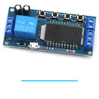 6-30V Micro USB Digital LCD Display Time Delay Relay Module Control Timer Switch Trigger Cycle Module XY-LJ02