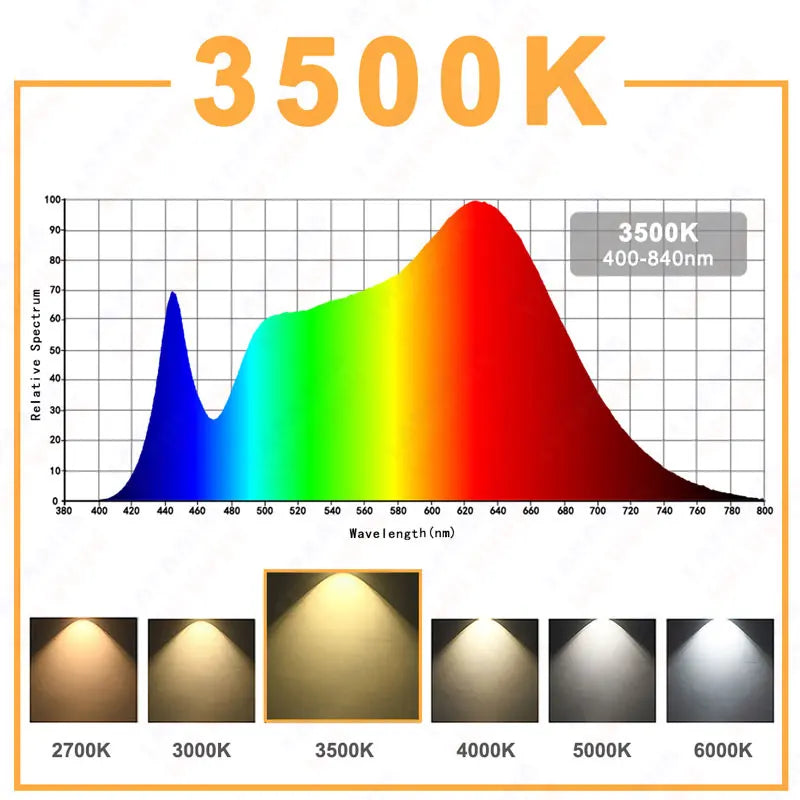 Hydroponice 3W 5W 10W 20W 30W 50W 100W COB LED Grow Light Chip Full Spectrum 400-840nm for Indoor Plant Seedling Growing Flower