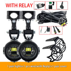 Upgrade Motorcycle fog light Auxiliary Lights Brighter Lamp 40W 6000K for BMW R1200GS F800GS F700GS F650 K1600