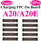 10pcs USB Charger Charging Port On Board FPC Connector For Samsung A10 A20s A50s A30s 40 A70 A10s M12 M14 M15 M16 Plug 78 Pin