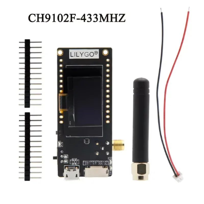 LILYGO® TTGO LoRa32 V2.1_1.6 Version 433/868/915Mhz ESP32 LoRa OLED 0.96 Inch SD Card Bluetooth WIFI Wireless Module ESP-32 SMA