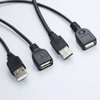 JCD 30cm/1M Power Supply Cable USB 2.0 A Female Male 2/4 Pin Wire Jack Charger Charging Cord Extension Connector DIY 5V Line