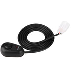 Water Drop Shape 12V Push Button Switch With Red/Green LED Indicator Lights Push Button On Off Switch Harness Wiring