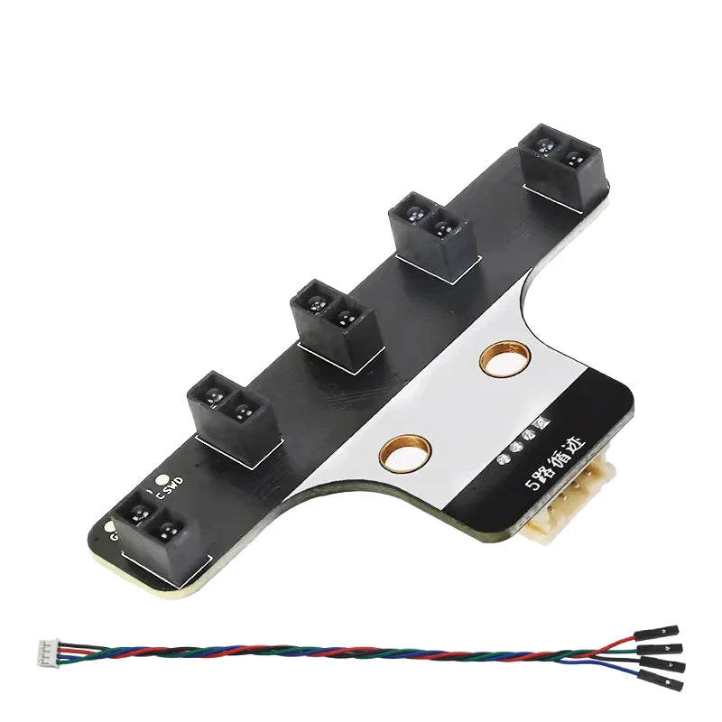 5-way Black And White Line Identification Sensor Module Tracking Intelligent Car Infrared Sensor Tcrt5000