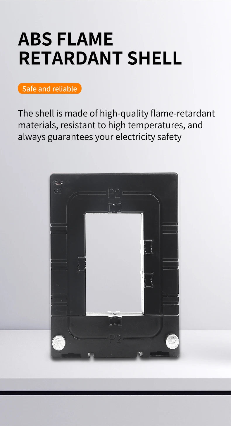 DP58 Current Transformer 50*80mm 400 600 800 1000 2000 5A Open Square Hole Split Core Current Transformer