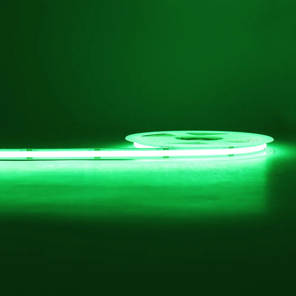 COB LED Strip Light 12V 24V 3mm 5mm 8mm 10mm PCB LED Strip Ice Blue/Green/Red/Yellow/2700K/3000K/4000K/6000K COB LED Tape Decor