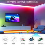 WS2811 DC5V  Addressable COB LED Light Strip WS2812B 720Leds/m High Density Flexible Dream Color FCOB 10mm COB Lights Tape