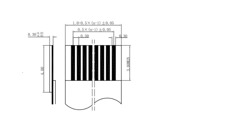 10PCS FPC Connector 0.5mm/1.0mm Pitch Drawer type Upper/ Bottom contact Type Socket FFC Flat Cable Socket 4P 5P 6P 8P 10P-60Pin
