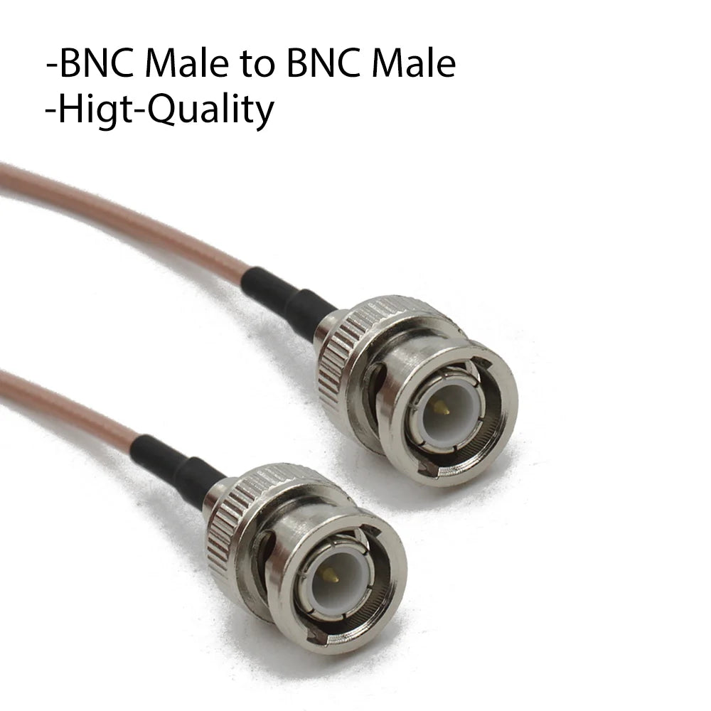 RG316 Q9 BNC Male To BNC Male Cable Coax Jumper Pigtail Cable Crimp Fast Delivery WiFi Antenna Extension Cable
