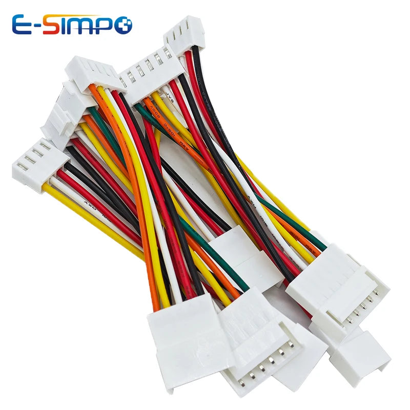 5pcs VH3.96 10/20/30CM 396 18AWG Wire Female Male 2/3/4/5/6/7/8Pin Plug Receptacle Housing Connector Extension Cable Harness