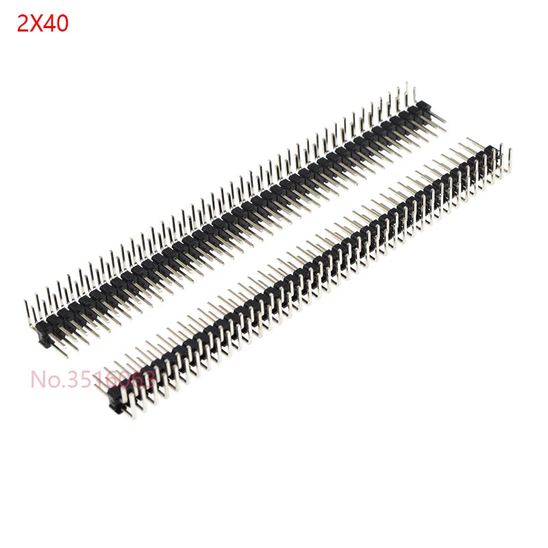 10PCS Double row MALE 2.54MM PITCH Right Angle PIN Header connector 2*2/3/4/5/6/7/8/9/10/16/20/40 PIN/P 2x/3/4/5/6/8/10/16/20/40