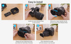 JJC 3X LCD Viewfinder Camera Extender Eyecup Eyepiece Collapsible Fit 3.0' Screen for Nikon Z30 Sony ZV-1 RX100 Fuji X-T30 III