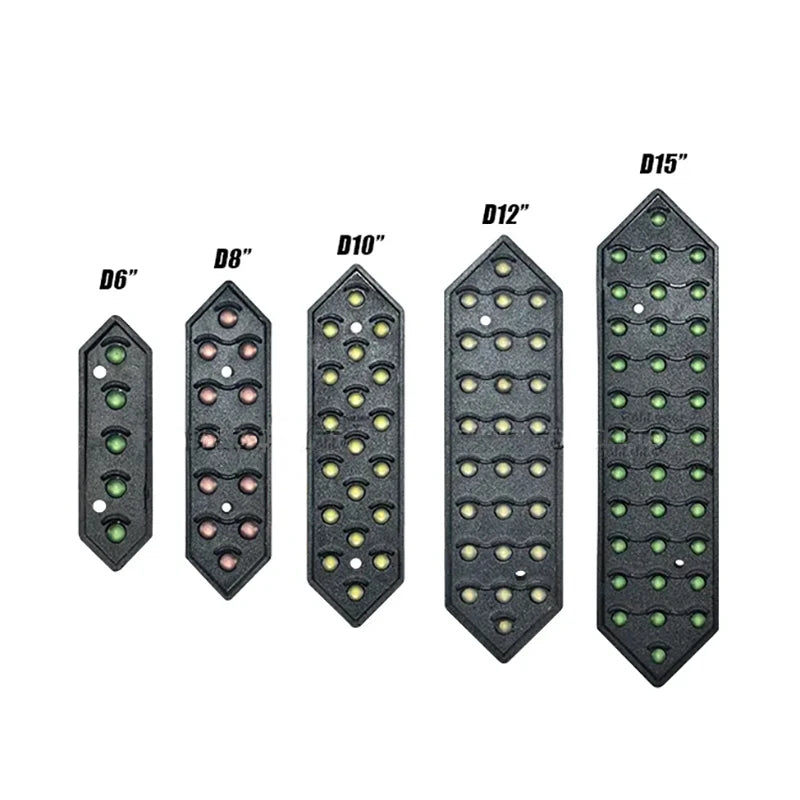 12-inch LED module 170*310mm monochrome outdoor high brightness oil price digital screen 7-segment display timing scoreboard