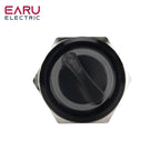 16MM 19MM 22MM Self-return Self-locking Waterproof DPDT Illuminated Metal Selector Knob Rotary Switch 2 3 Position LED Lamp Red