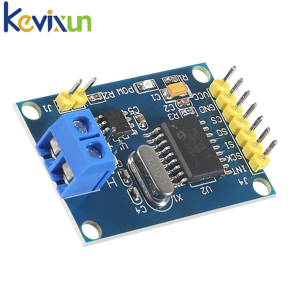 1-10pcs MCP2515 CAN Bus Module Board TJA1050 Receiver SPI For 51 MCU ARM Controller NEW