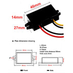 Waterproof 12V 24V to 5V 3A Converter DC-DC Step Down Module Power Adapter USB-A Female/Type C/dual USB/open Wire Connector