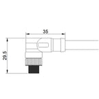 GX12 2 3 4 5 6 Pin Aviation Connector Cable Straight Elbow Male Female Molded Plug Wire 1/3/5 Meters Waterproof Extension Line