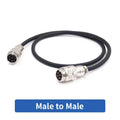 GX16 5pin 6Pin 7Pin 8pin Aviation Plug Connection Cable Male To Female Aviation Extension Line 1-20 Meters Pure Copper Connector