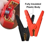 Crocodile Electrical Battery Clamp, Alligator Clips, Test Connector for Jumper Cables Boost, Car Caravan Van, 150A