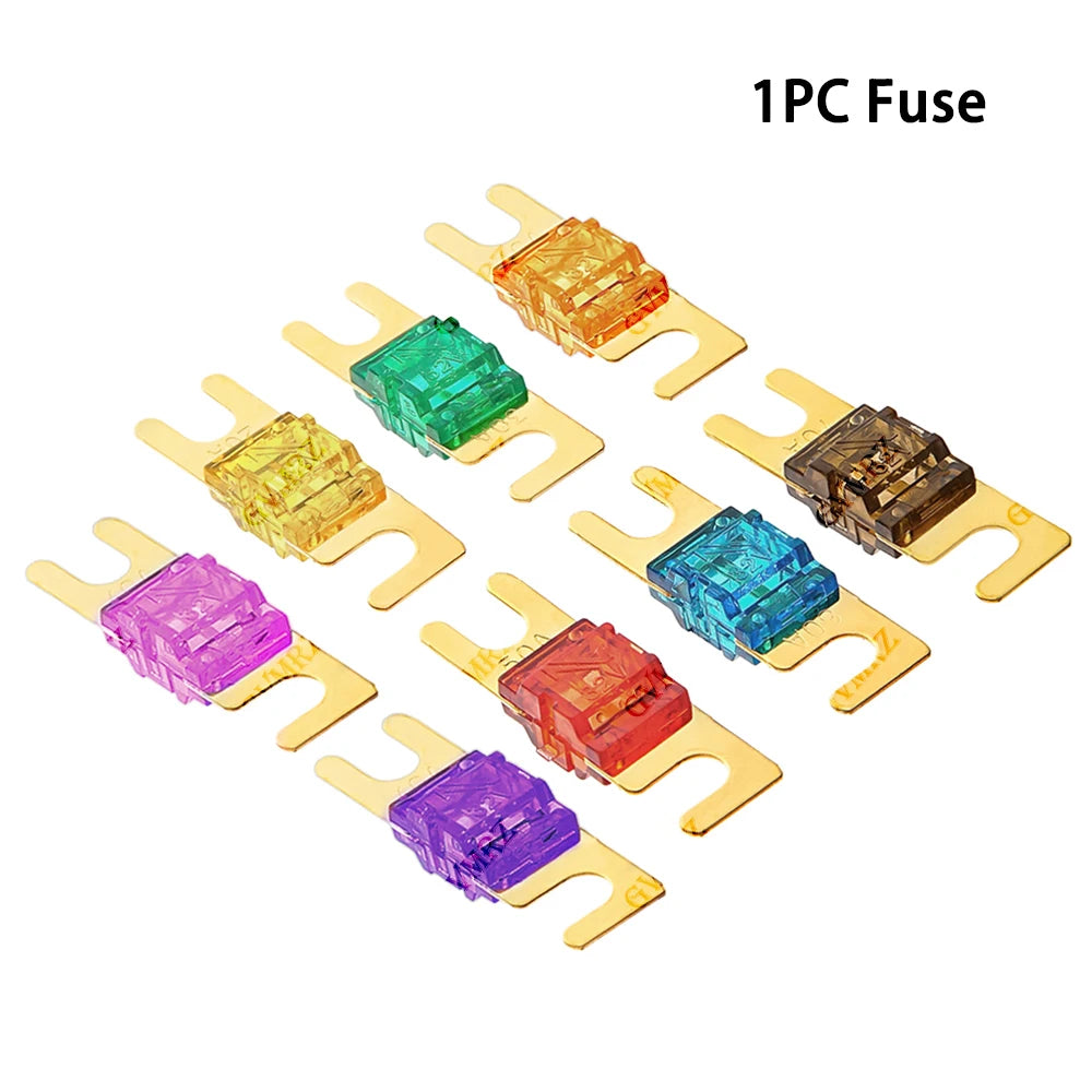 1Set 20A 30A 40A Car Audio Auto Mini ANL AFS Car Fuse Holder Block with Fuse 100A 150A 200 MINI ANL 32V Good Quality 50A 60A 80A