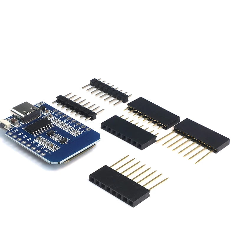 Original D1 Mini ESP8266 NodeMcu Board Type-C USB with ESP-12F 4MB Flash for Arduino IDE & IoT Project