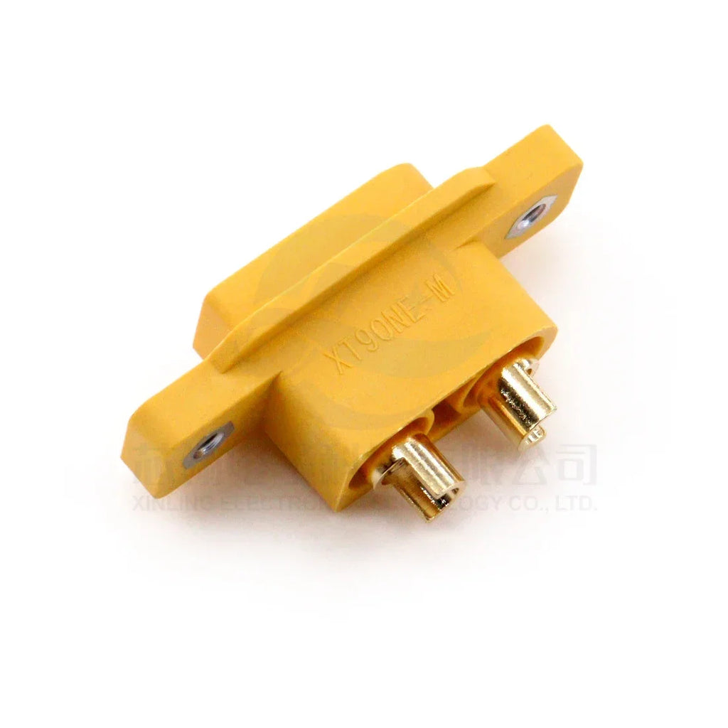 XT90NE-M with Fixed Base Male/Female Plug Charging Port XT90 Electric Vehicle Lithium Battery ESC Model Aircraft Connector