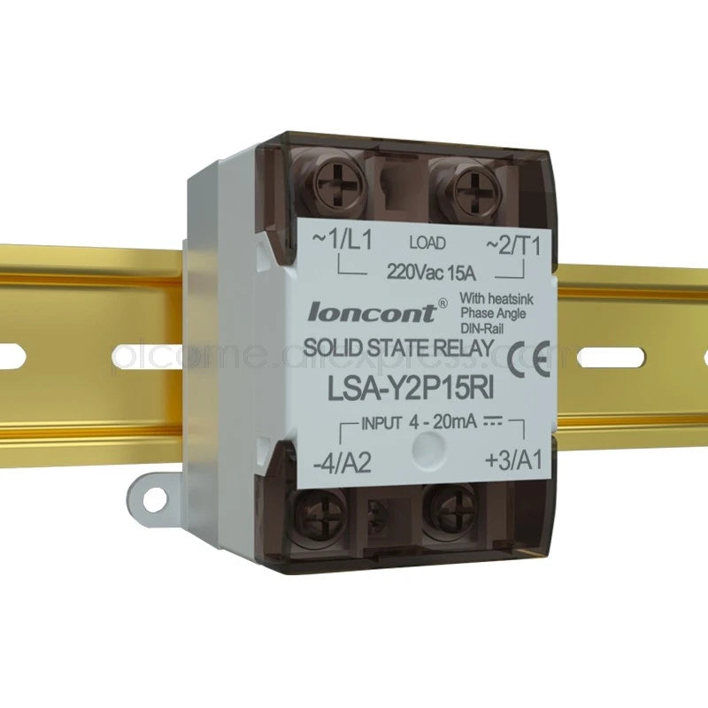 Single Phase AC Voltage Regulator With Heatsink by 0-10V 0-5V 4-20mA PWM Isolated Solid State Relay SSR Transformer 220V