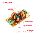Power Supply Filter EMI High Frequency Filter EMI Power Filter AC110-220V 2A 4A 10A 20A Filtering Board