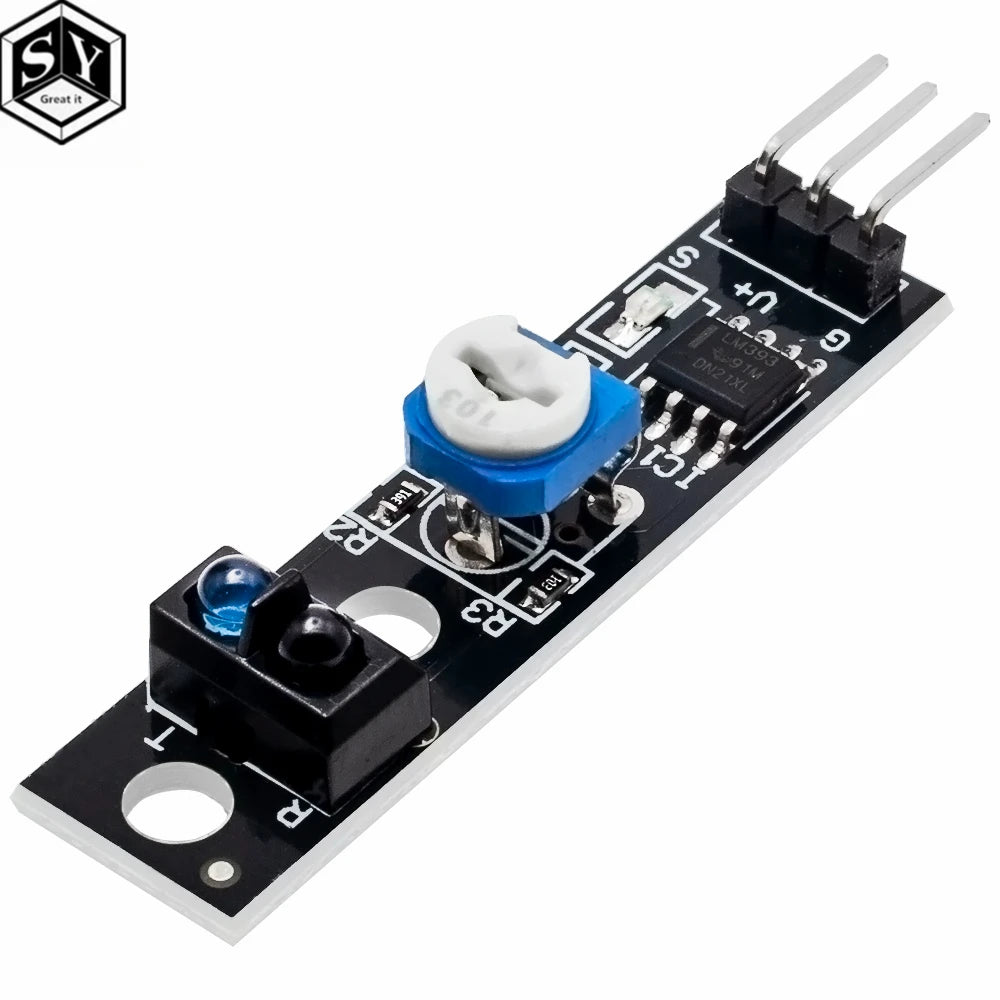 1 Channel TCRT5000 IR Photoelectric Switch Barrier Line Track Module Infrared Obstacle Avoidance Sensor For Arduino DIY