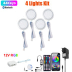 1 2 3 5 6 8 Lihgts RGB LED Cabinet Light 12V WiFi Bluetooth 24Key 44Key Remote Control Power Kit for Kitchen Wardrobe Lighting