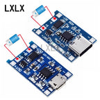 10Pcs TP4056 5V1A TYPE-C Micro USB MINI 18650 Li-ion Battery Charging Board Charging Module with Protection Dual Function