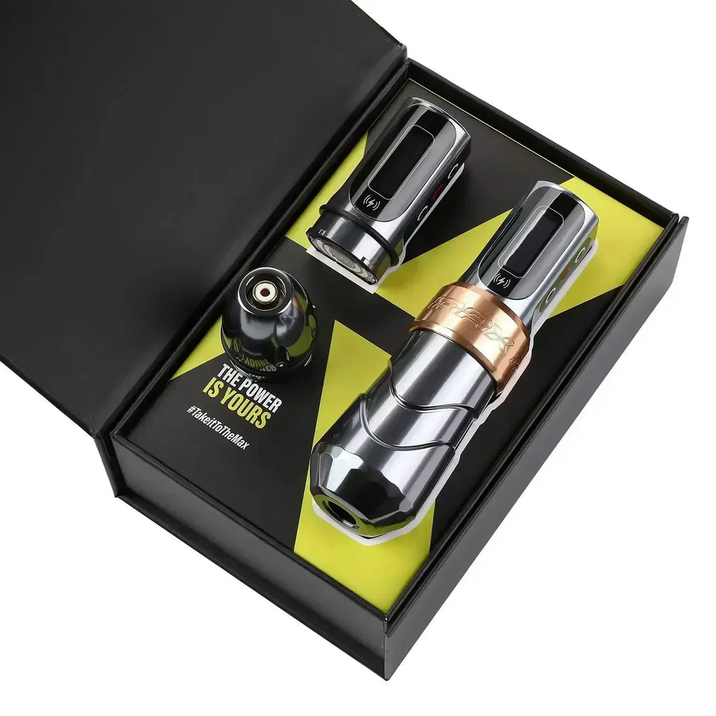 For FK Iron Flux Max New Style Popular Professional Wireless Rotary Tatoo Machine Pen 3.5mm,4.0mm,Stroke Art Home