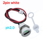 USB-C  High Current Charging Socket With Nut Snap Lock Plate  TYPE-C Female Type C Waterproof Female Connector Jack